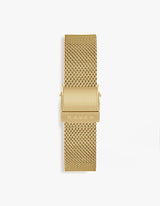 Gold mesh watch band
