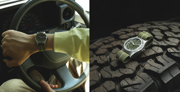 Green Face watch 