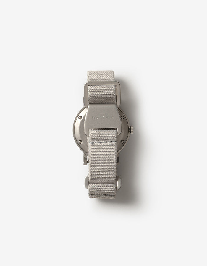 Gray minimalist womens watch