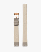 Symmetria Series - Taupe Leather Watch Strap