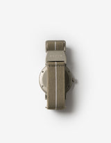 MUS-01 KHAKI P 40MM + NAVY PARACHUTE STRAP SET