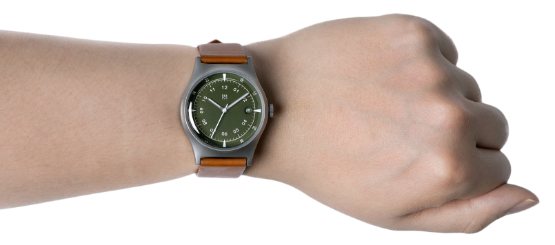 38mm - Leather strap