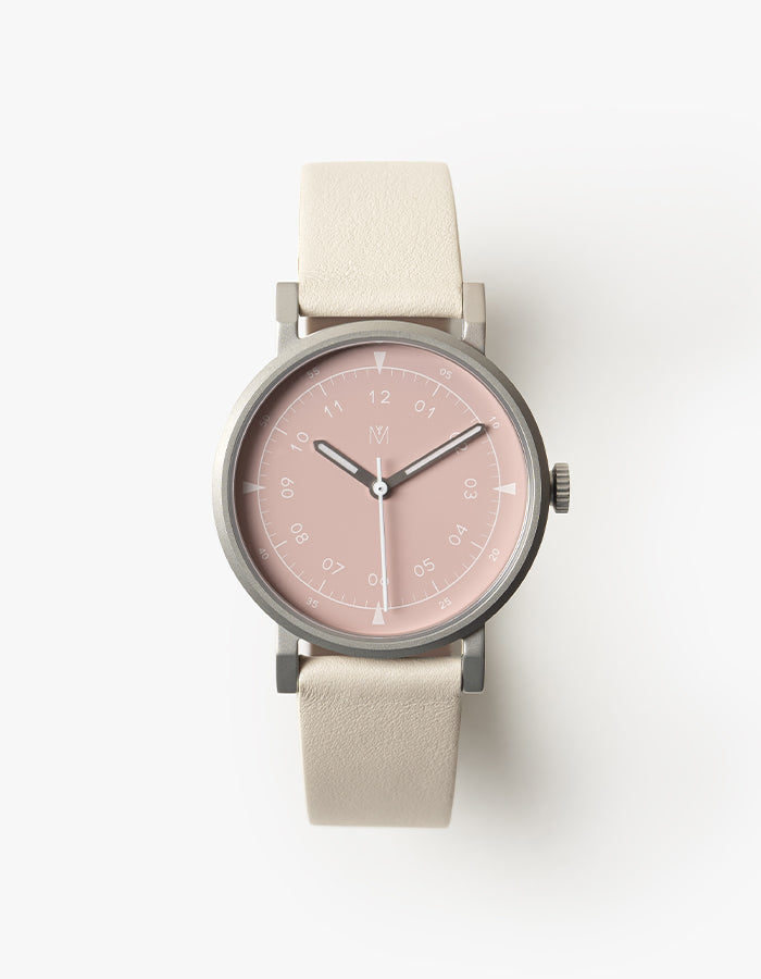 White minimalist womens watch