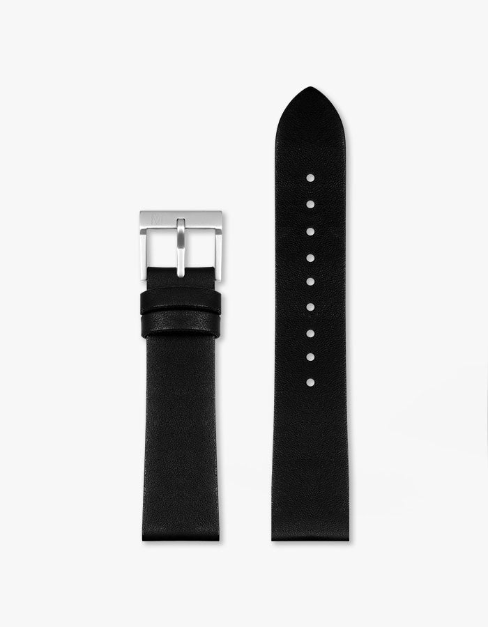 black leather watch bands