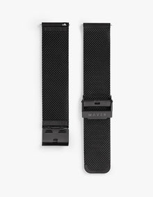 20mm Black Mesh Watch Strap