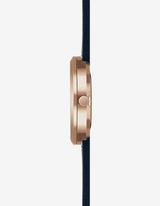 Navy minimalist womens watch